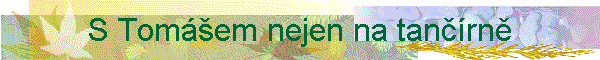 S Tom�em nejen na tan��rn�